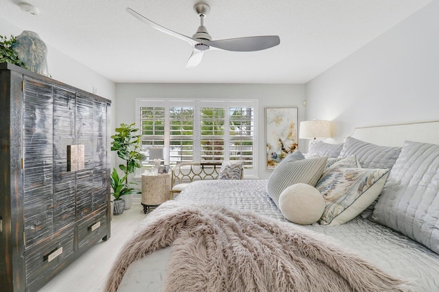 5021 Magnolia Bay Cir, Palm Beach Gardens, FL 33418 - bedroom featuring ceiling fan