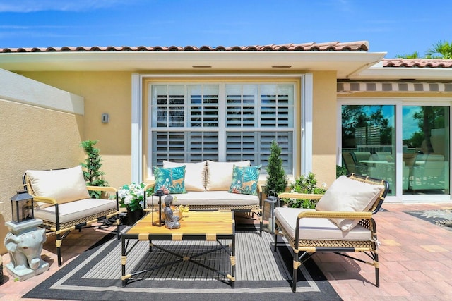 5021 Magnolia Bay Cir, Palm Beach Gardens, FL 33418 - view of patio / terrace with outdoor lounge area