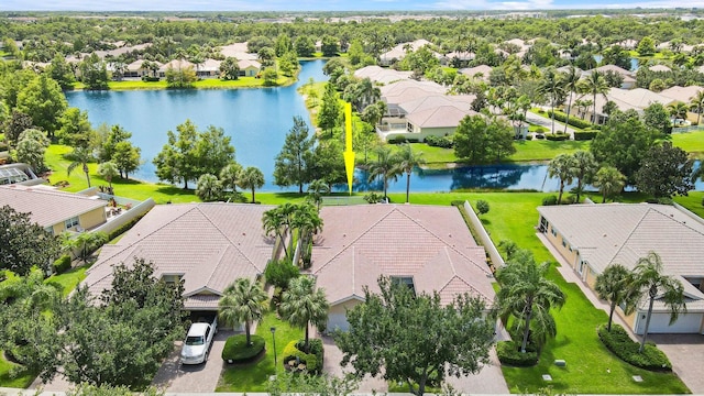 5021 Magnolia Bay Cir, Palm Beach Gardens, FL 33418 - aerial view of residential area with a large body of water