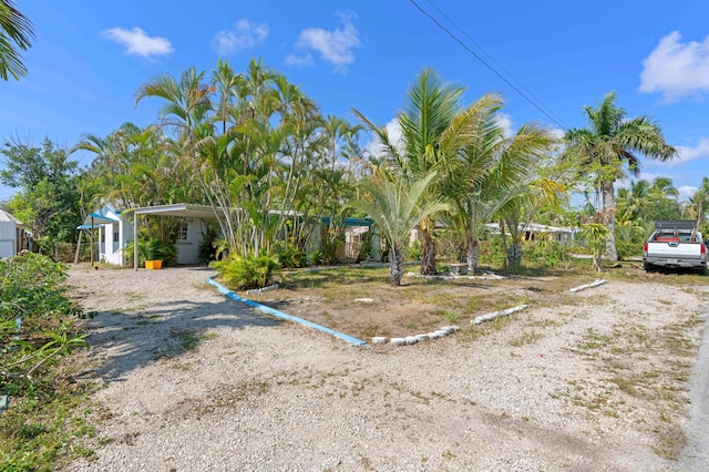 310 SW 2nd St, Boca Raton, FL 33432 - view of front of home with a carport and driveway