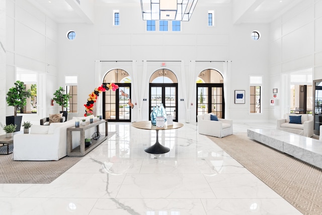 8640 E Baypoint Cir, Parkland, FL 33076 - lobby with a towering ceiling
