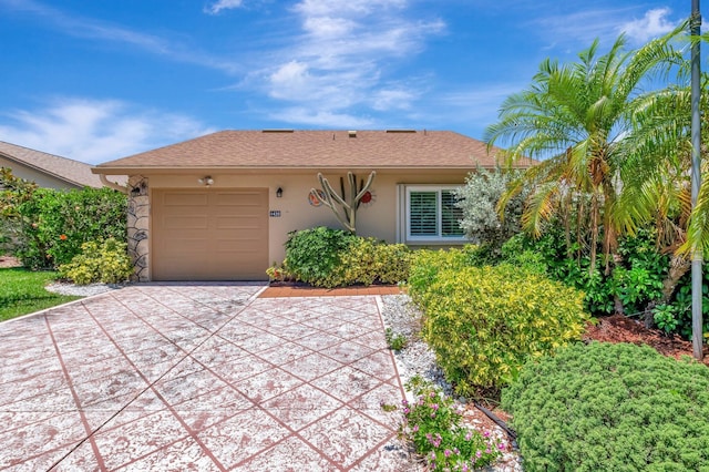 1420 NW 27th Ave, Delray Beach, FL 33445 - single story home featuring driveway, a garage, and stucco siding
