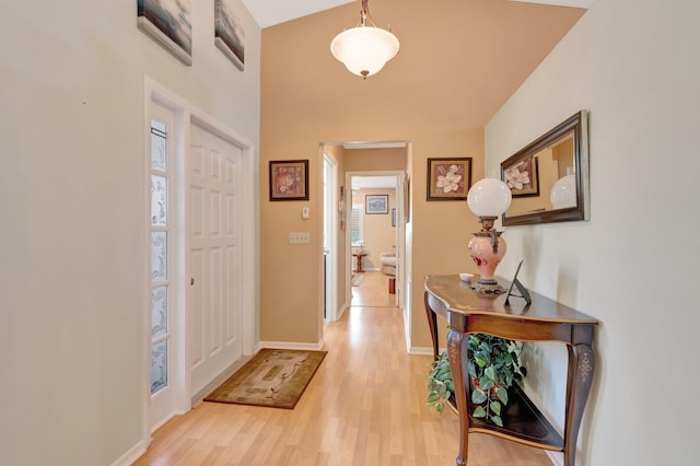1420 NW 27th Ave, Delray Beach, FL 33445 - entrance foyer featuring light wood-style floors and baseboards