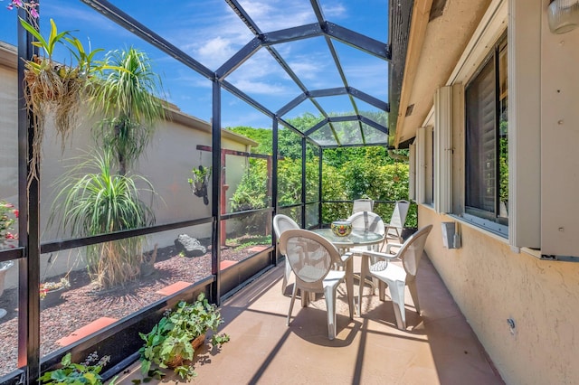 1420 NW 27th Ave, Delray Beach, FL 33445 - sunroom featuring outdoor dining space