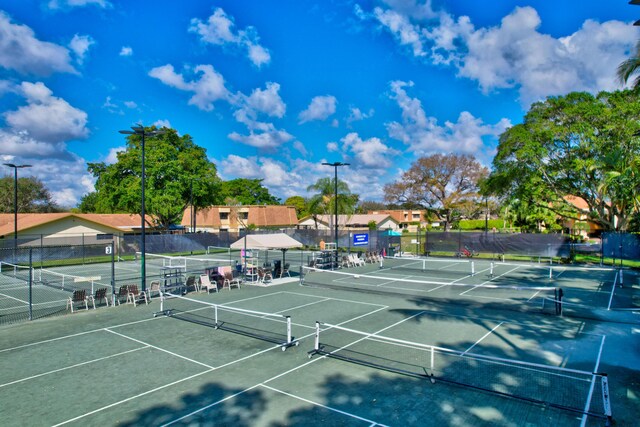 1420 NW 27th Ave, Delray Beach, FL 33445 - view of tennis court featuring fence