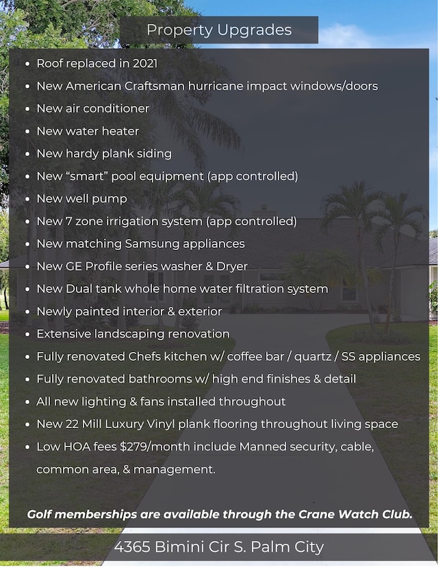 view of miscellaneous listing collateral