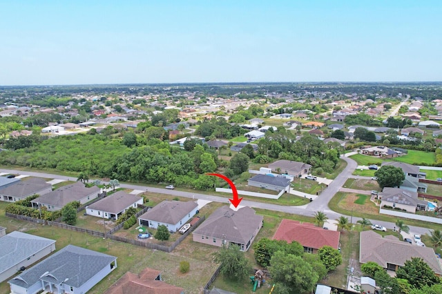 4052 SW Mccandless St, Port Saint Lucie, FL 34953 - aerial view of property's location featuring nearby suburban area