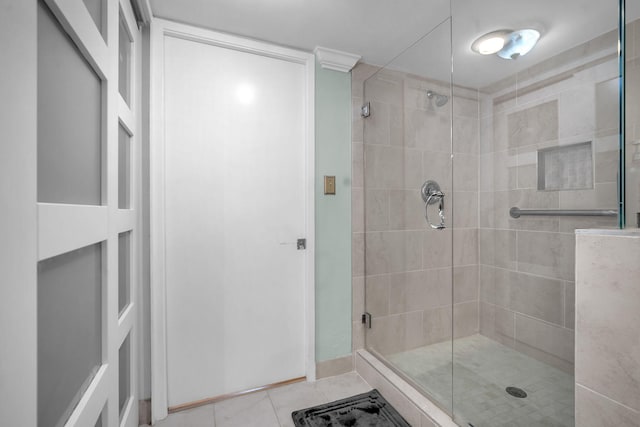 2480 Presidential Way Unit 303, West Palm Beach, FL 33401 - full bath featuring a shower stall and tile patterned floors