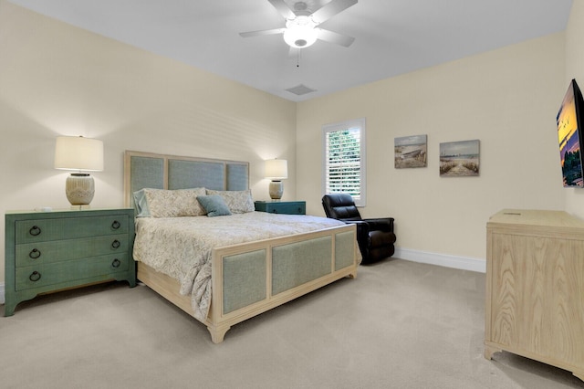 8380 Woodsmuir Dr, West Palm Beach, FL 33412 - carpeted bedroom with baseboards and ceiling fan