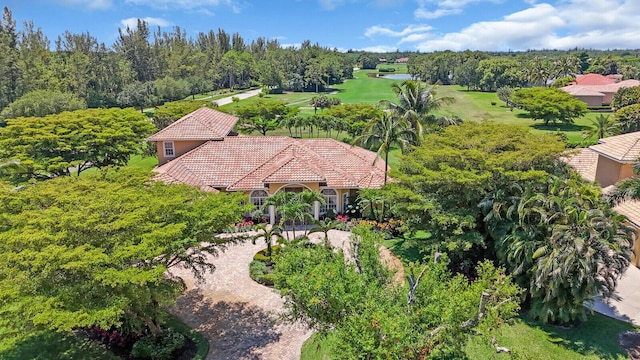 8380 Woodsmuir Dr, West Palm Beach, FL 33412 - view from above of property featuring a local golf course and a large body of water