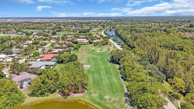 8380 Woodsmuir Dr, West Palm Beach, FL 33412 - aerial view of residential area featuring a large body of water and a golf course