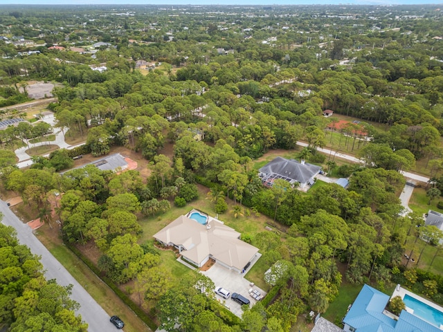 aerial view of property's location