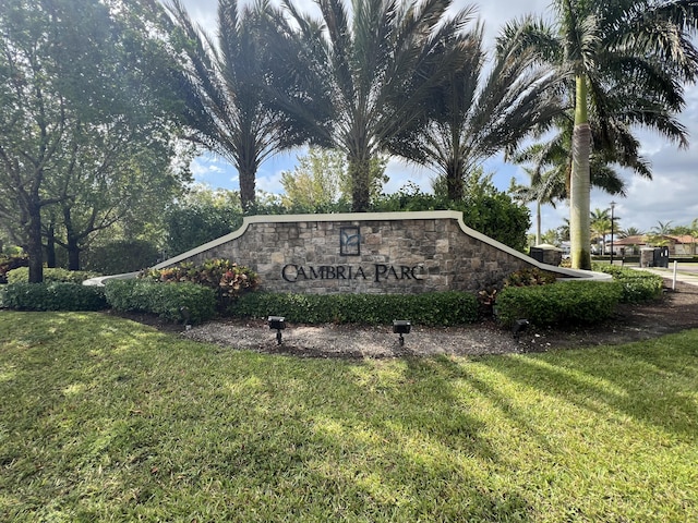 13044 Anthorne Ln, Boynton Beach, FL 33436 - community / neighborhood sign featuring a lawn
