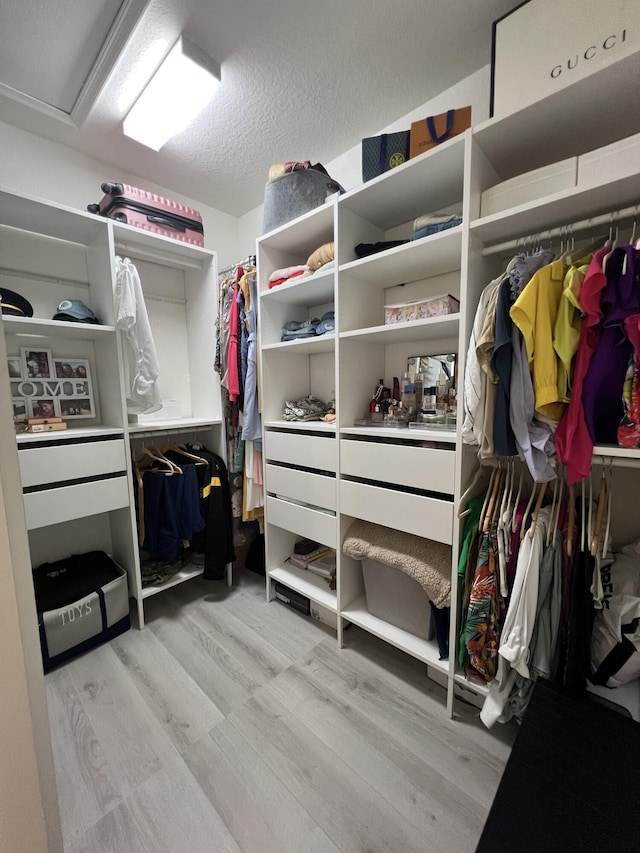 13044 Anthorne Ln, Boynton Beach, FL 33436 - walk in closet featuring light wood finished floors