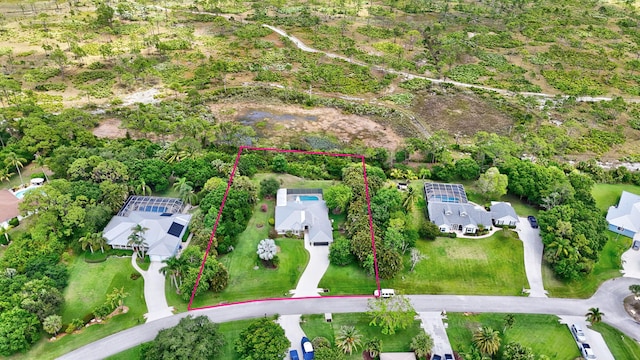 895 SE Waterside Way, Stuart, FL 34997 - aerial overview of property's location with property boundaries highlighted