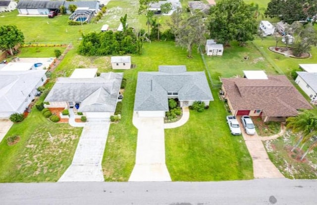 aerial perspective of suburban area