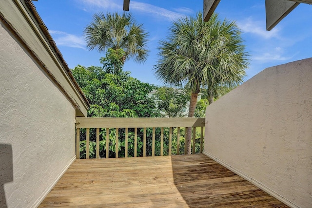 view of deck