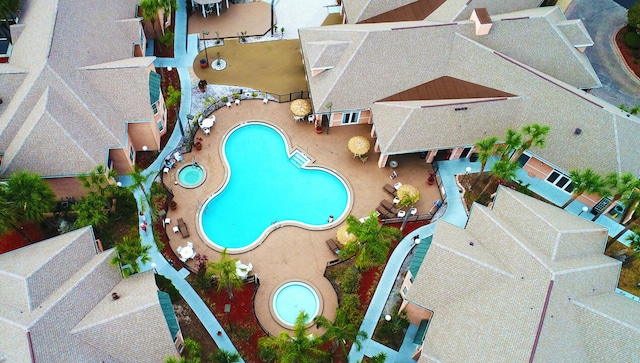 3100 Parkway Blvd Unit 310, Kissimmee, FL 34747 - bird's eye view of a pool