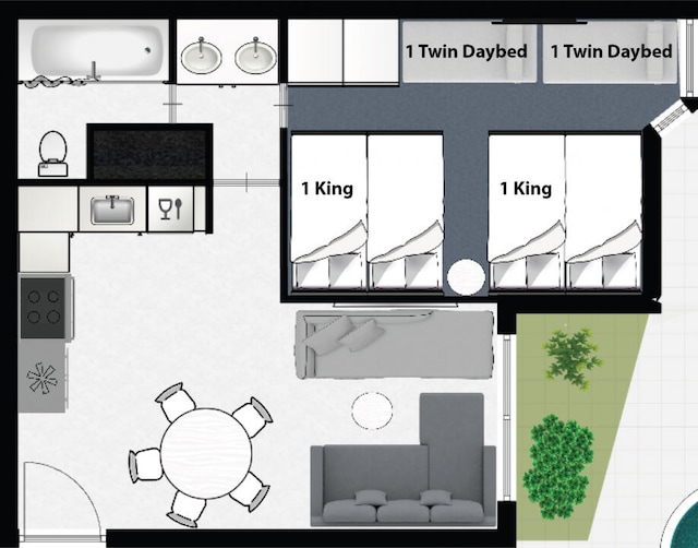 3100 Parkway Blvd Unit 310, Kissimmee, FL 34747 - room layout