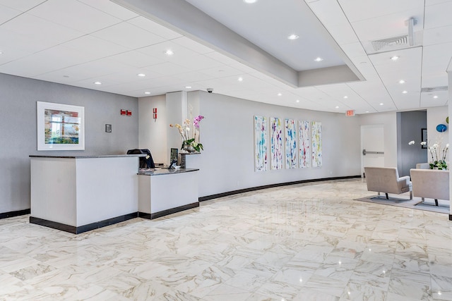 3360 S Ocean Blvd Unit 5Fii, Palm Beach, FL 33480 - reception area featuring recessed lighting and a surveillance system