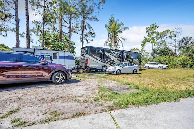view of vehicle parking