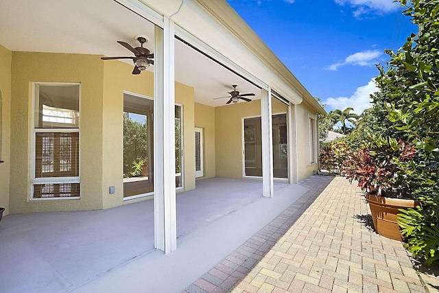 227 Shorewood Way, Jupiter, FL 33458 - view of patio / terrace featuring ceiling fan