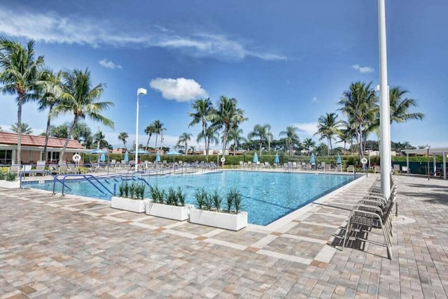 community pool featuring a patio