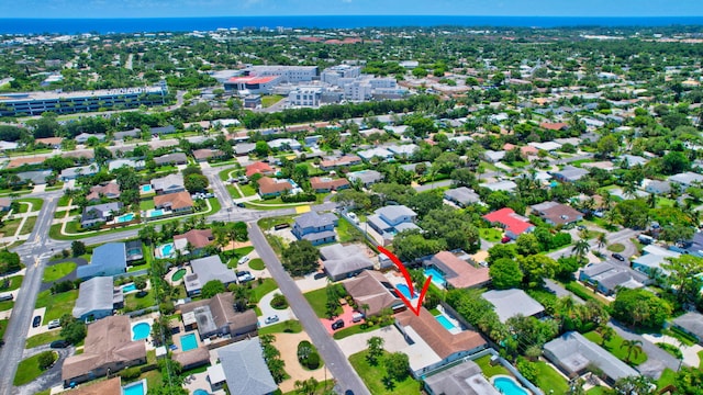 aerial overview of property's location