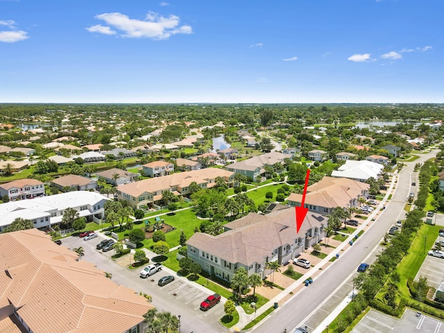 aerial perspective of suburban area