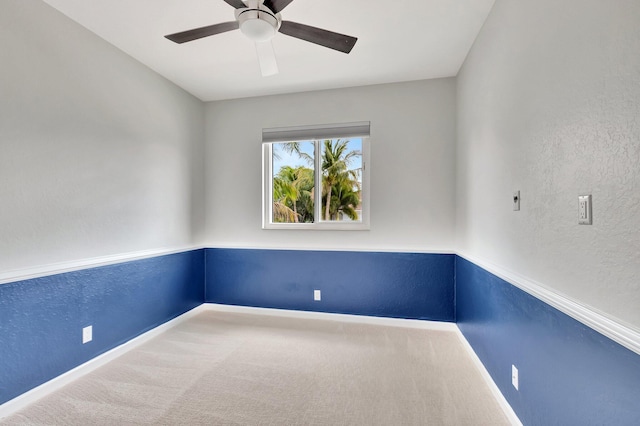 40 Country Lake Cir, Boynton Beach, FL 33436 - carpeted empty room featuring baseboards and a ceiling fan