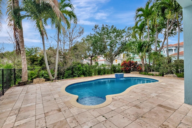 40 Country Lake Cir, Boynton Beach, FL 33436 - view of swimming pool featuring a patio and fence