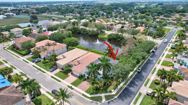 40 Country Lake Cir, Boynton Beach, FL 33436 - aerial perspective of suburban area with a large body of water