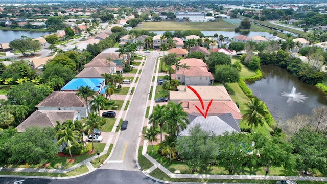 40 Country Lake Cir, Boynton Beach, FL 33436 - aerial perspective of suburban area with a large body of water