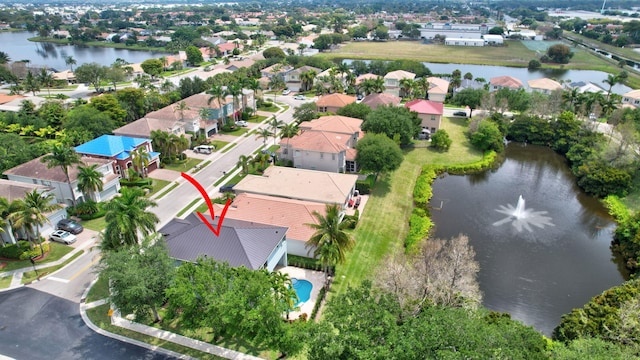 40 Country Lake Cir, Boynton Beach, FL 33436 - aerial overview of property's location featuring a large body of water and nearby suburban area