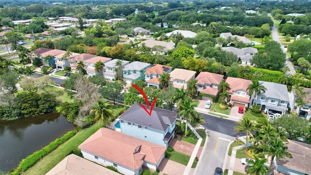 40 Country Lake Cir, Boynton Beach, FL 33436 - aerial view of residential area featuring a nearby body of water