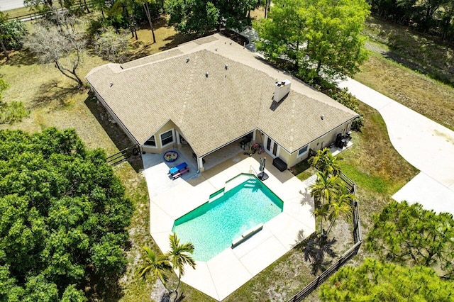 16737 Temple Blvd, Loxahatchee, FL 33470 - view of subject property featuring a pool