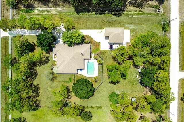 16737 Temple Blvd, Loxahatchee, FL 33470 - drone / aerial view of a pool area