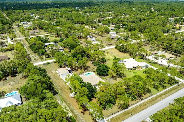 16737 Temple Blvd, Loxahatchee, FL 33470 - aerial view of property's location with a heavily wooded area