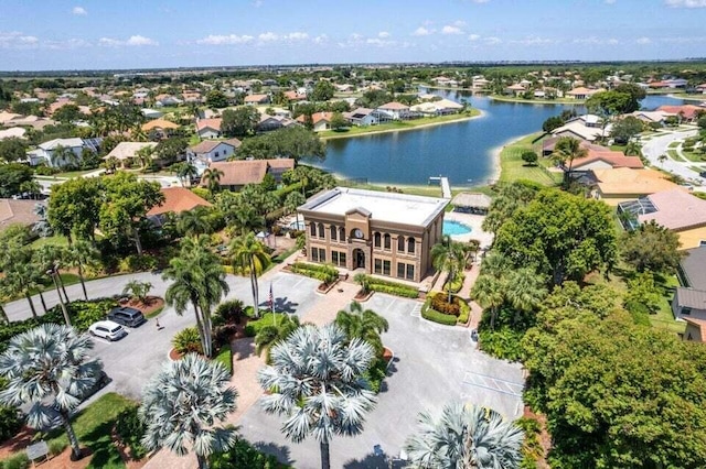 22075 Flower Dr, Boca Raton, FL 33428 - aerial view of property and surrounding area featuring a large body of water and nearby suburban area