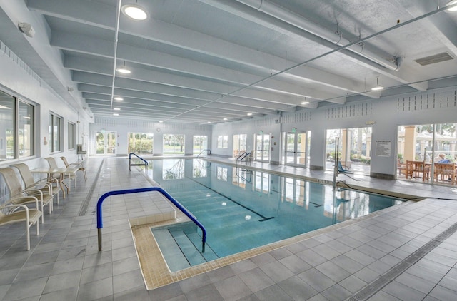 view of indoor community pool