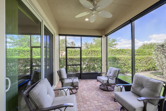10250 SW Azzo Ln, Port Saint Lucie, FL 34986 - sunroom / solarium with ceiling fan