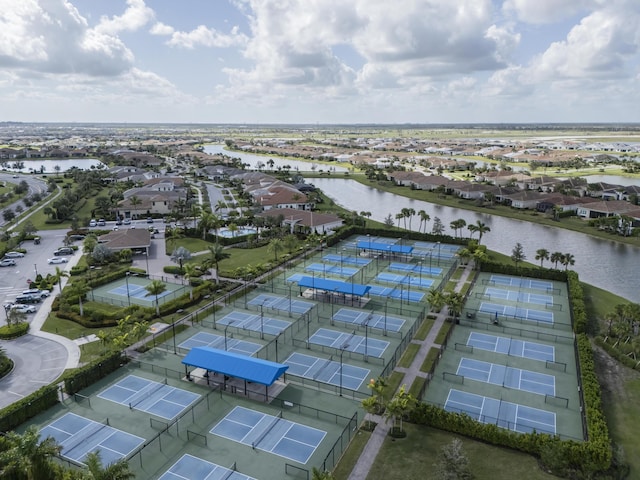 10250 SW Azzo Ln, Port Saint Lucie, FL 34986 - aerial view of residential area featuring a nearby body of water