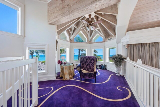 3066 SE Dune Dr, Stuart, FL 34996 - sunroom / solarium featuring healthy amount of natural light and lofted ceiling