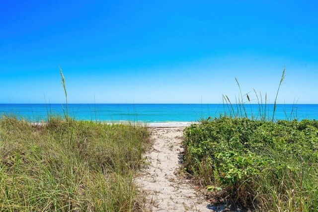 3066 SE Dune Dr, Stuart, FL 34996 - water view featuring nearby beach
