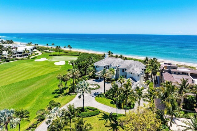 3066 SE Dune Dr, Stuart, FL 34996 - drone / aerial view of a nearby body of water and a local golf course