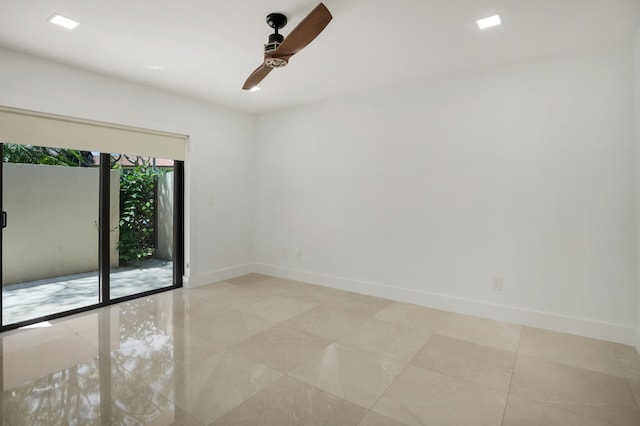 21922 Cypress Dr Unit 37B, Boca Raton, FL 33433 - unfurnished room featuring ceiling fan and baseboards