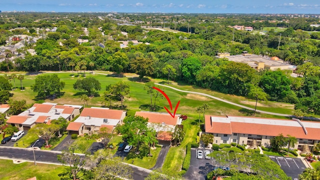 21922 Cypress Dr Unit 37B, Boca Raton, FL 33433 - aerial view of residential area featuring a golf course and a tree filled landscape