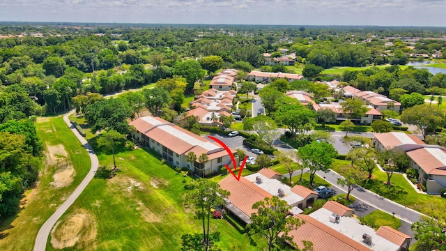 21922 Cypress Dr Unit 37B, Boca Raton, FL 33433 - aerial view of residential area featuring a large body of water