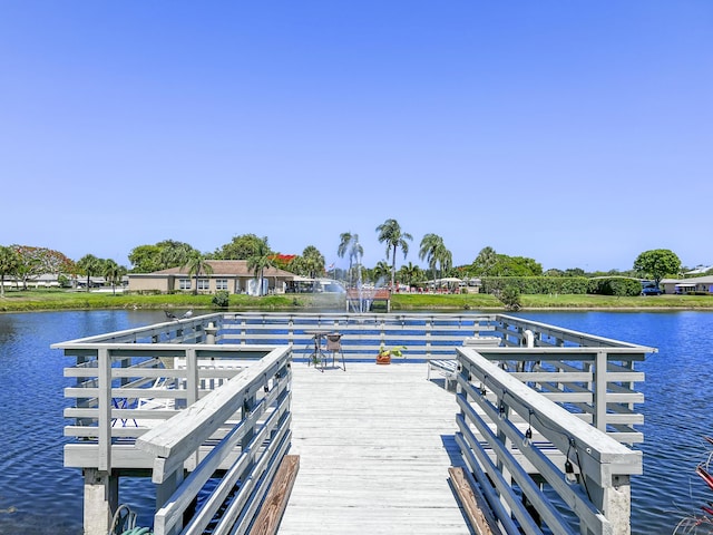 195 High Point Ter E Unit C, Delray Beach, FL 33445 - dock area with a water view