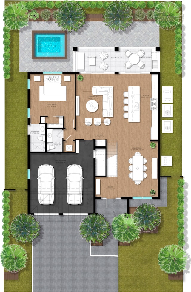 1105 NE 2nd Ave, Delray Beach, FL 33444 - room layout